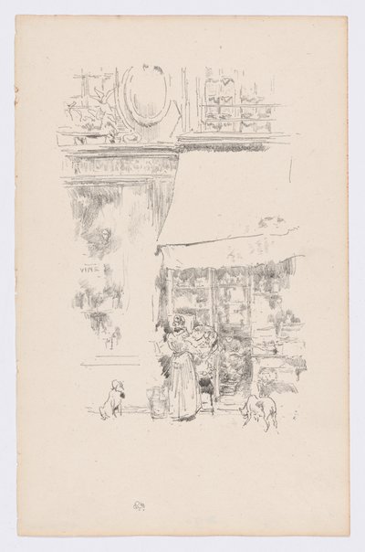 The Fruit Seller of Grenelle Street by James Abbott McNeill Whistler