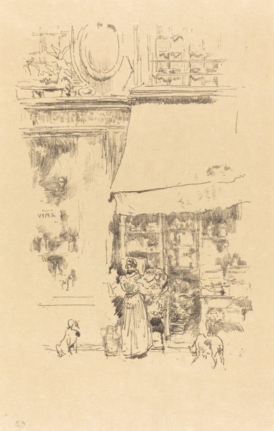 The Fruit Seller of Rue de Grenelle, 1894 by James Abbott McNeill Whistler