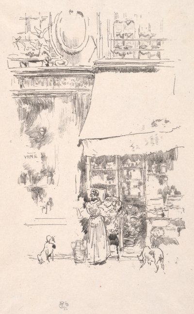 The Fruiterer of Rue de Grenelle by James Abbott McNeill Whistler