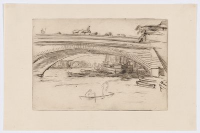 London Bridge, c.1875 by James Abbott McNeill Whistler