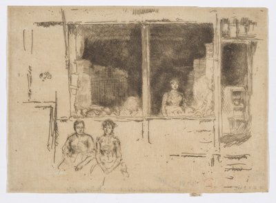 Melon Shop, Hounsditch, c.1886-88 by James Abbott McNeill Whistler