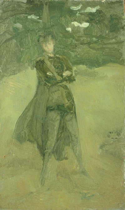 Note in Green and Brown: Orlando at Coombe by James Abbott McNeill Whistler