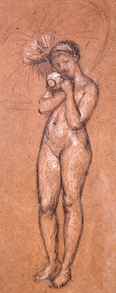 Nude with a Parasol by James Abbott McNeill Whistler