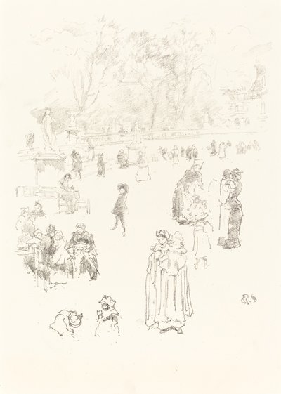 Nursemaids: Les Bonnes du Luxembourg by James Abbott McNeill Whistler