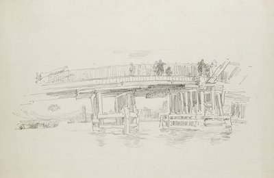 Old Battersea Bridge, Published 1887 by James Abbott McNeill Whistler