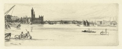 Old Westminster Bridge by James Abbott McNeill Whistler