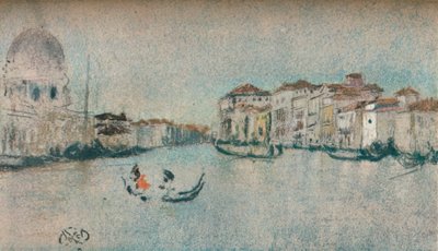 On a Venetian Canal by James Abbott McNeill Whistler