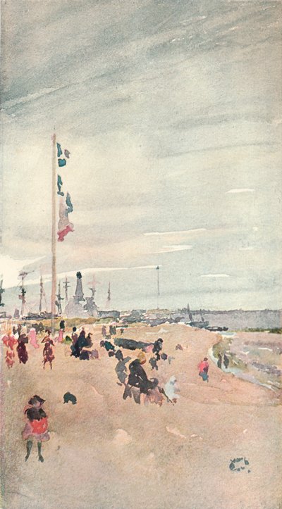 On the Sea-Shore by James Abbott McNeill Whistler