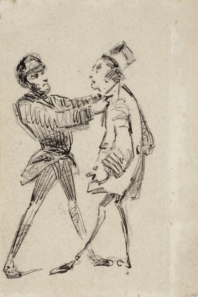Policeman and Citizen by James Abbott McNeill Whistler