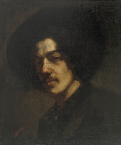 Portrait of Whistler with a Hat by James Abbott McNeill Whistler