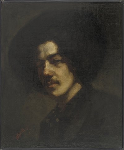 Portrait of Whistler with a Hat by James Abbott McNeill Whistler