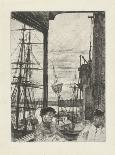 Rotherhithe (series title: Sixteen Etchings of Scenes on the Thames and Other Subjects) by James Abbott McNeill Whistler