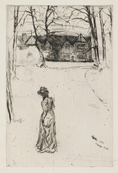 Speke Hall, No. 1, 1870 by James Abbott McNeill Whistler