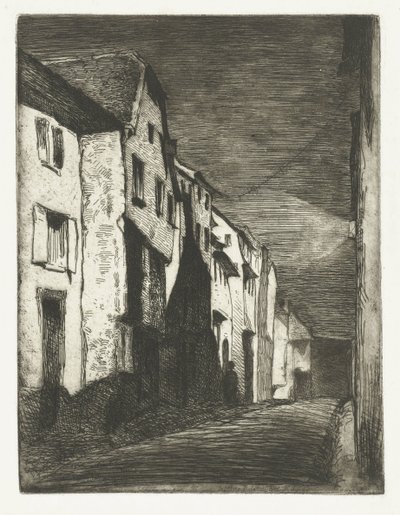 Street in Saverne (Twelve Etchings from Nature) by James Abbott McNeill Whistler