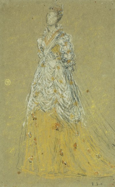 Study for Symphony in Flesh Color and Pink by James Abbott McNeill Whistler