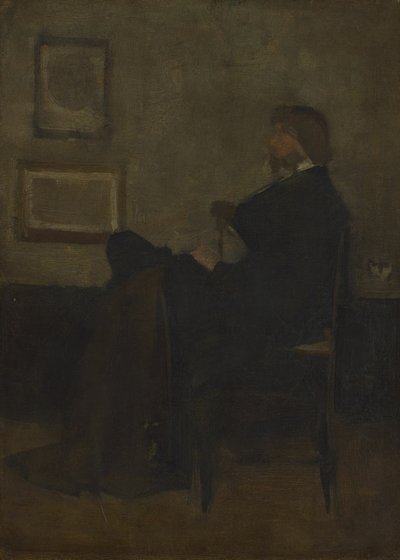 Study for Arrangement in Grey and Black, No. 2: Portrait of Thomas Carlyle by James Abbott McNeill Whistler