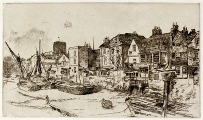 The Adam and Eve, Old Chelsea by James Abbott McNeill Whistler