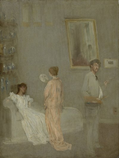 The Artist in His Studio by James Abbott McNeill Whistler