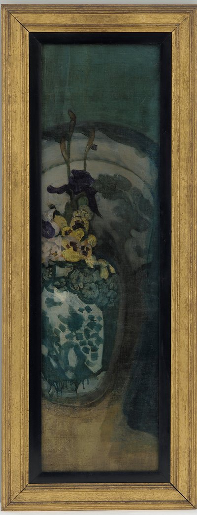The Blue Girl fragment: Purple and Blue by James Abbott McNeill Whistler