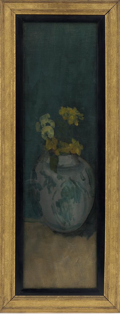 The Blue Girl fragment: Yellow and Blue, 1872-1876 by James Abbott McNeill Whistler