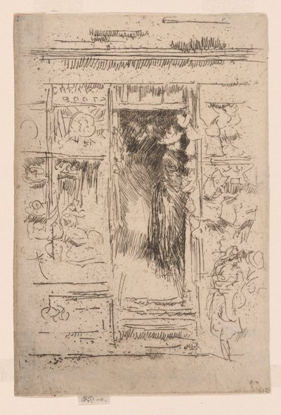 The Bonnet-Shop by James Abbott McNeill Whistler