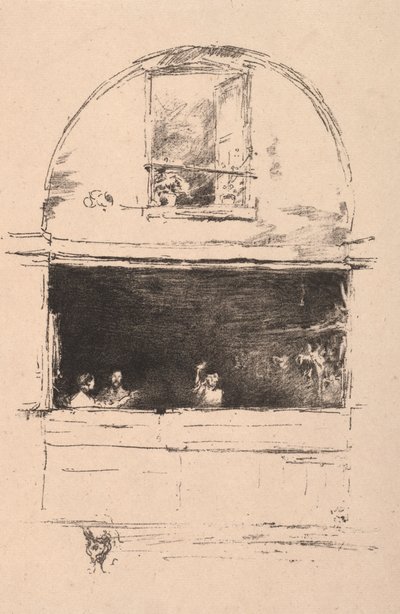 The Forge, Passage du Dragon by James Abbott McNeill Whistler