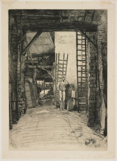The Lime-Burner by James Abbott McNeill Whistler