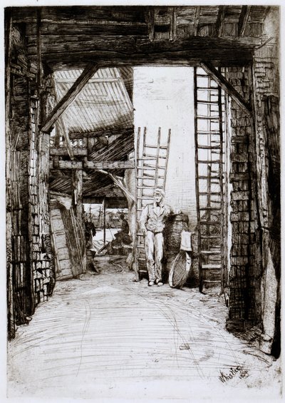 The Lime Burner by James Abbott McNeill Whistler