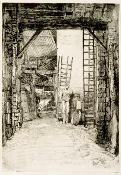 The Lime Burner, 1859 by James Abbott McNeill Whistler