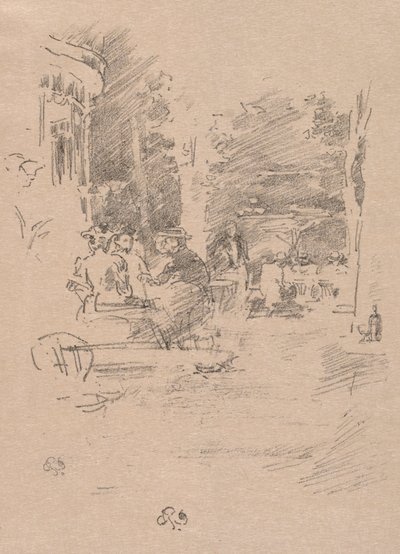 The Little Café au Bois by James Abbott McNeill Whistler