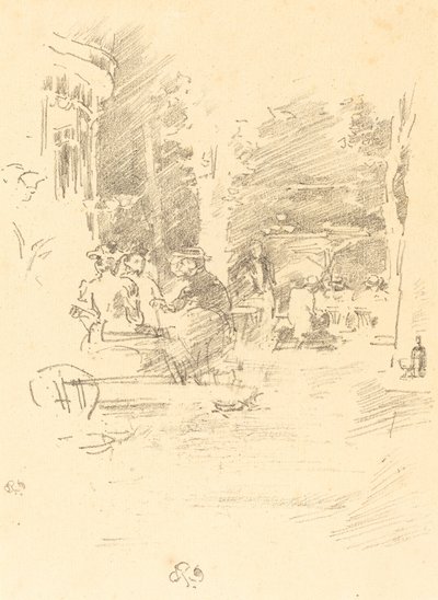 The Little Café au Bois by James Abbott McNeill Whistler