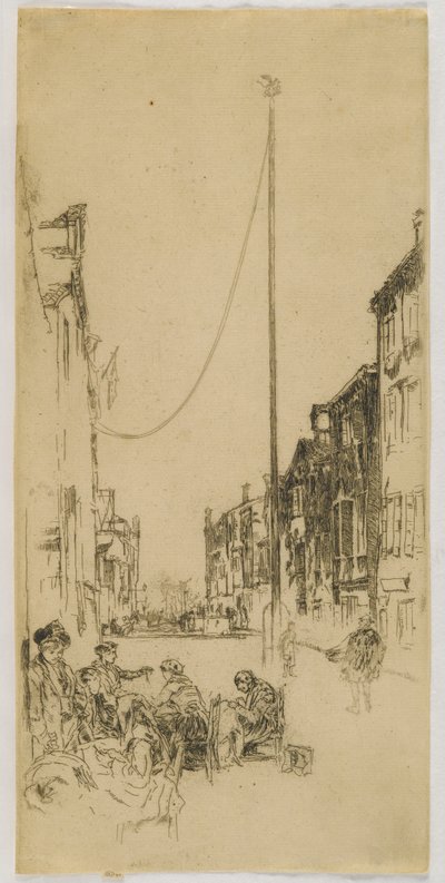 The Mast by James Abbott McNeill Whistler