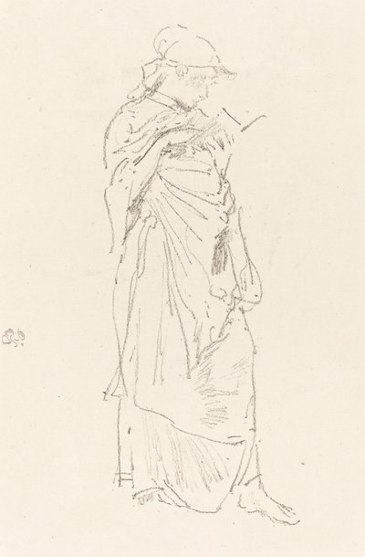 The Novel: Girl Reading, c. 1889 by James Abbott McNeill Whistler