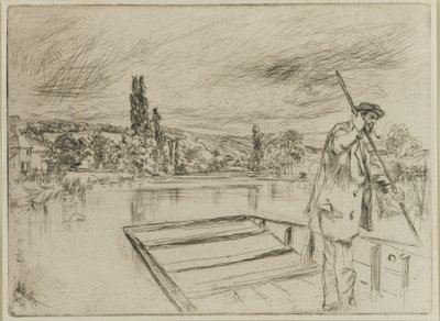 The Punt, 1861 by James Abbott McNeill Whistler