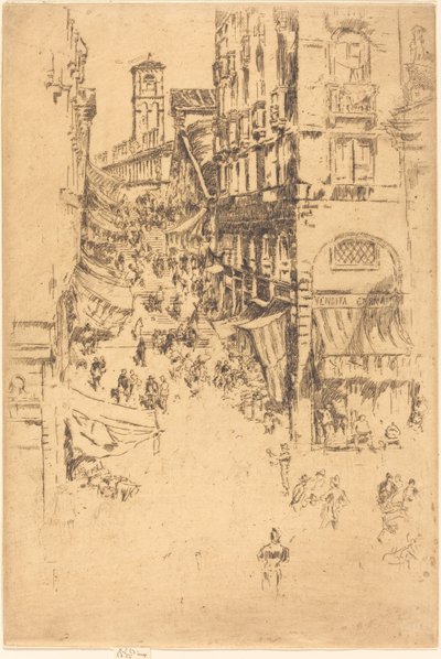 The Rialto, 1880 by James Abbott McNeill Whistler