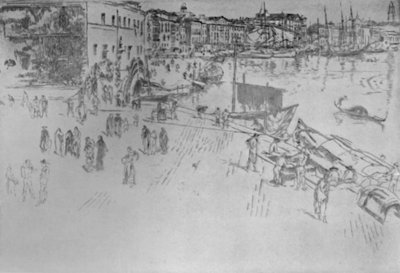 The Riva No. 1 by James Abbott McNeill Whistler