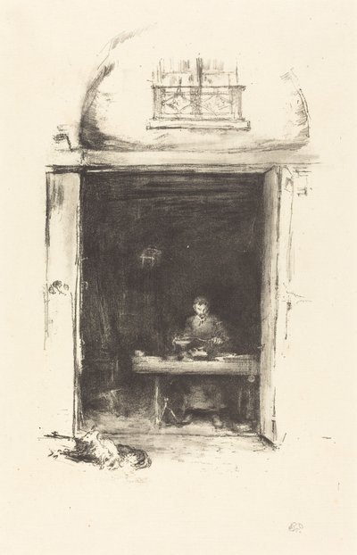The Smith, Passage du Dragon by James Abbott McNeill Whistler