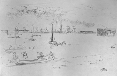 The Thames Towards Erith, c1877, 1904 by James Abbott McNeill Whistler