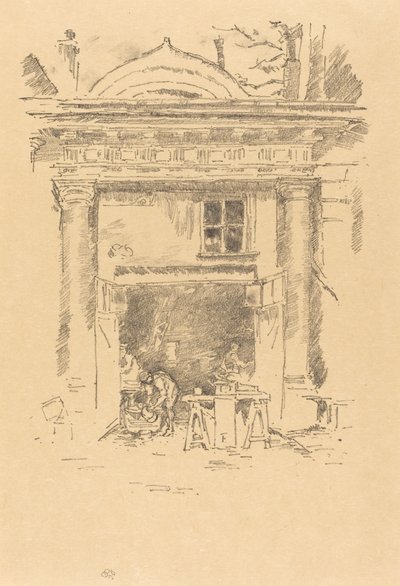 The Whitesmiths, Impasse des Carmélites, 1894 by James Abbott McNeill Whistler