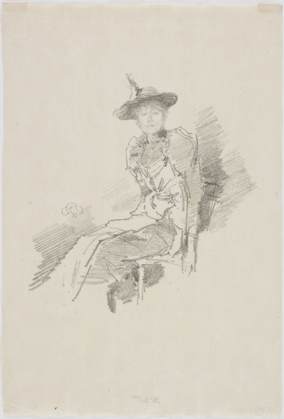 The Winged Hat by James Abbott McNeill Whistler