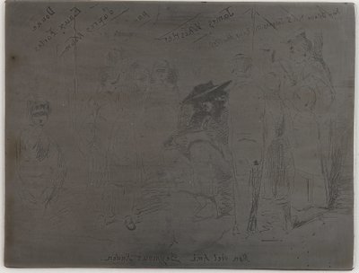 Title to the French Set, 1858 by James Abbott McNeill Whistler