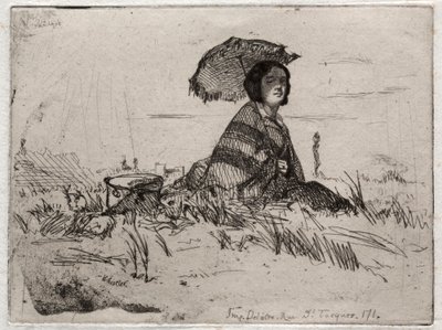 Twelve Etchings from Nature: En Plein Soleil by James Abbott McNeill Whistler