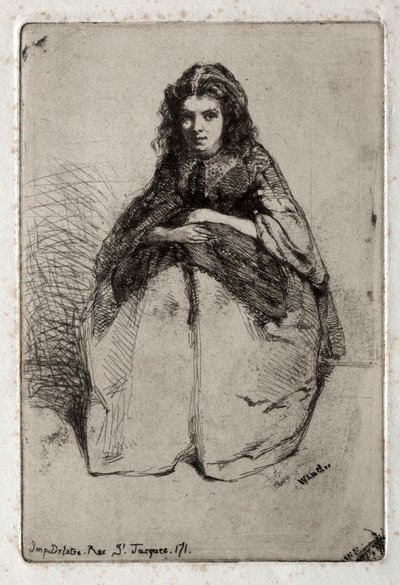 Twelve Etchings from Nature: Fumette, 1858 by James Abbott McNeill Whistler