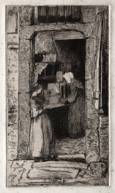 Twelve Etchings from Nature: La Marchande de Moutarde, 1858 by James Abbott McNeill Whistler