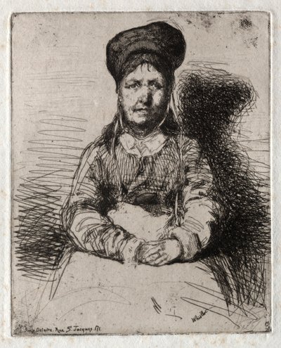 Twelve Etchings from Nature: La Rétameuse, 1858 by James Abbott McNeill Whistler