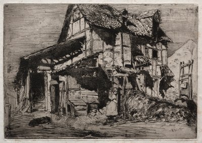 Twelve Etchings from Nature: The Unsafe Tenement by James Abbott McNeill Whistler