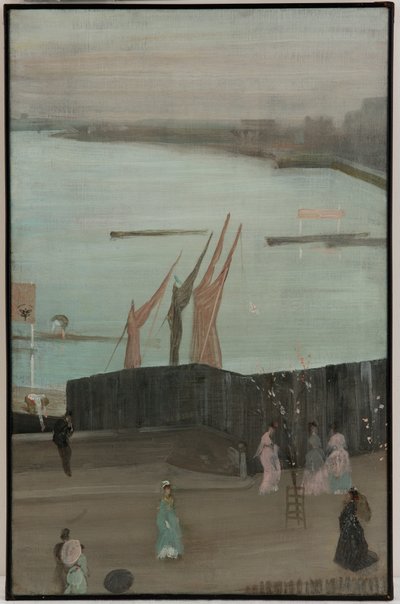 Variations in Pink and Grey: Chelsea by James Abbott McNeill Whistler