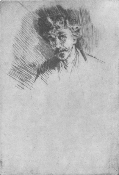 Whistler with the White Lock, 1879, 1904 by James Abbott McNeill Whistler