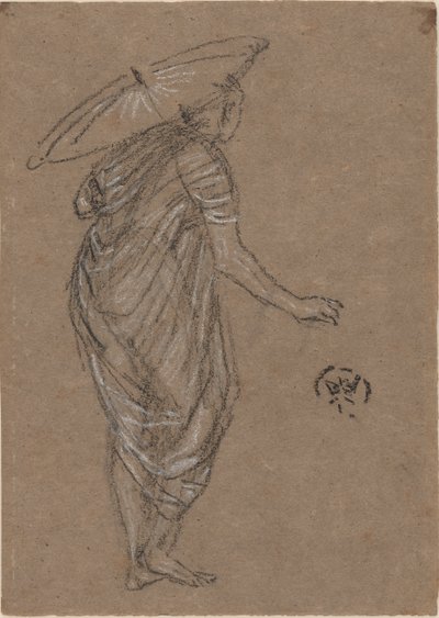 Woman with Parasol, 1870-1873 by James Abbott McNeill Whistler