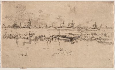 Zaandam by James Abbott McNeill Whistler